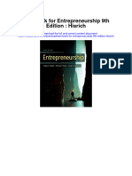 Full Download Test Bank For Entrepreneurship 9th Edition Hisrich PDF Free