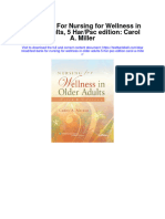 Instant Download Test Bank For Nursing For Wellness in Older Adults 5 Har PSC Edition Carol A Miller PDF Full