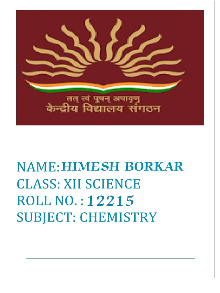 Chem investigatory pdf