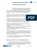 As Statistics - Hypothesis Testing 2 - More About Hypothesis Testing - Exercise 2