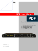 MFL User Manual: RF Over Fiber System