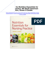 Instant Download Test Bank For Nutrition Essentials For Nursing Practice 8th North American Edition Susan G Dudek PDF Full