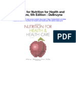 Instant Download Test Bank For Nutrition For Health and Healthcare 5th Edition Debruyne PDF Full