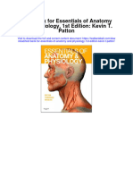 Full Download Test Bank For Essentials of Anatomy and Physiology 1st Edition Kevin T Patton PDF Free