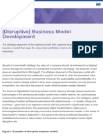 (Disruptive) Business Model Development - FOSTEC Company