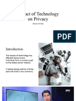 Chapter VIII - Impact of Technology On Privacy