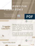 Etika Bisnis Dan Pelaku Bisnis.