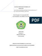 Makalah Evaluasi Dan Perubahan Kurikulum