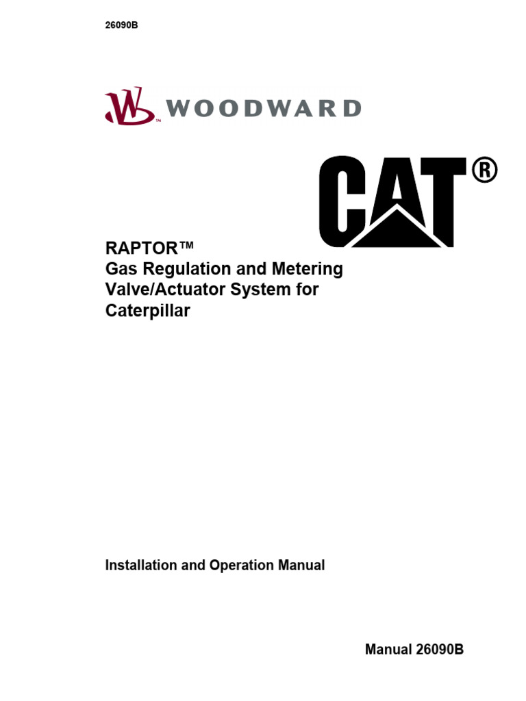 26090b Raptor Woodward | Download Free PDF | Valve | Switch