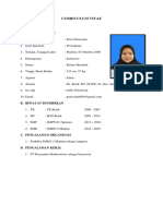 Curriculum Vitae Putri