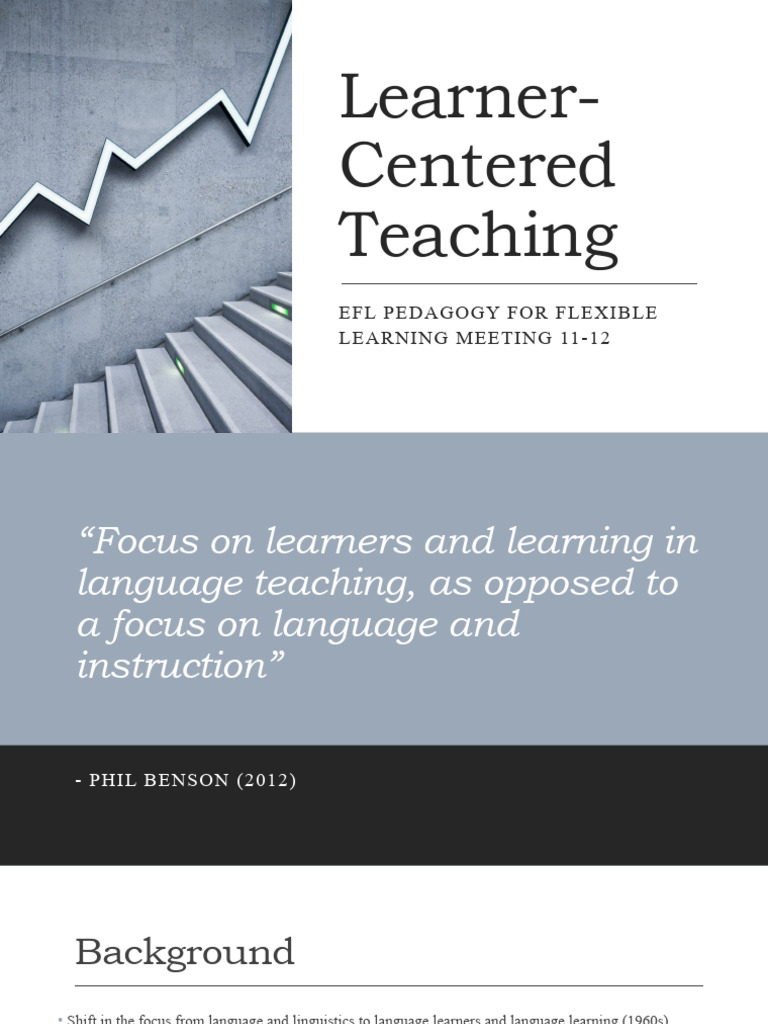 Learner-Centered EFL Teaching Insights | PDF | Language Arts & Discipline