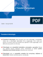 Cap. 4 Transferul Tehnologic