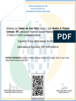 Noções Básicas de Legislação Previdenciária-Declaração de Participação 101661