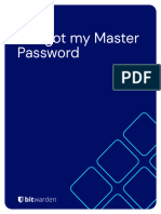 Help Forgot Master Password