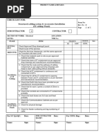 Checklist For Structured Cabling System & Accessories Installation