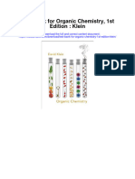 Instant Download Test Bank For Organic Chemistry 1st Edition Klein PDF Full