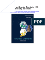 Instant Download Test Bank For Organic Chemistry 12th Edition by Solomons PDF Full