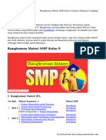 Rangkuman Materi SMP Kelas 9 Semua Pelajaran Lengkap!