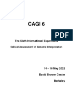 Cagi6 Conference Program