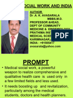 Medical Social Work and India