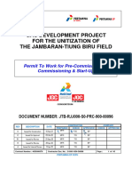 JTB-RJJ000-S0-PRC-900-00096 Permit To Work For Pre-Commissioning and Commissioning (Indonesia) R0