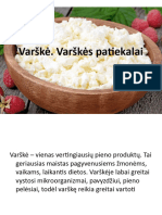 Varškė. Varškė Patieklai.