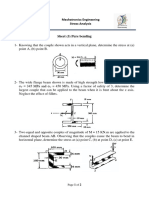Sheet 5 Pure Bending - Mechatronics