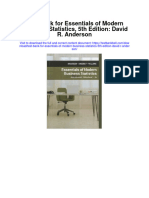 Full Download Test Bank For Essentials of Modern Business Statistics 5th Edition David R Anderson PDF Free