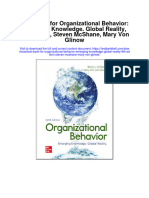 Instant Download Test Bank For Organizational Behavior Emerging Knowledge Global Reality 9th Edition Steven Mcshane Mary Von Glinow PDF Full