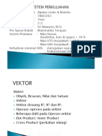 Pertemuan 1 ALIN & MATRIKS (Vektor)