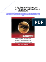 Instant Download Test Bank For Security Policies and Procedures Principles and Practices 0131866915 PDF Scribd