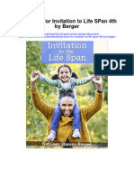 Instant Download Test Bank For Invitation To Life Span 4th by Berger PDF Ebook