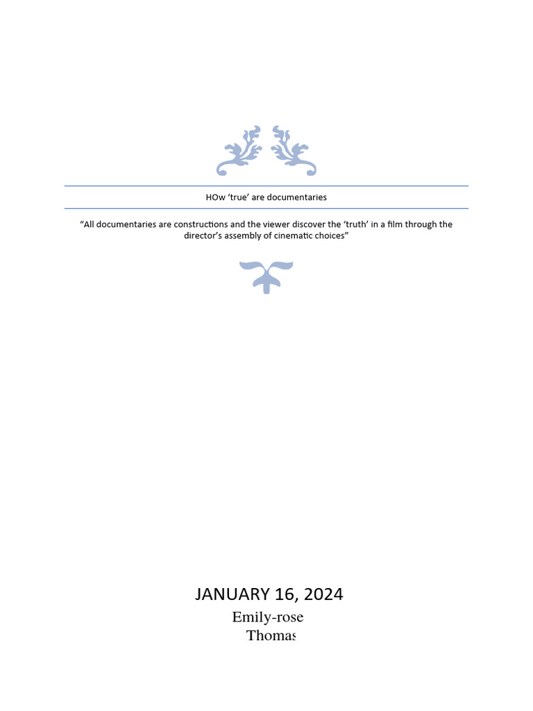 This Document Reveals Reality as It Really Is