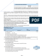 ITINERARIO Especialización Optometrista. Julio 2019