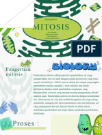Biology Cell Presentation in Green White Illustrative Style