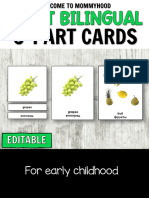 Fruit Bilingual 3-Part Cards