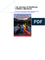 Instant Download Test Bank For Journey of Adulthood 7th Edition Bjorklund PDF Ebook