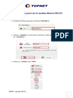 Ouverture Des Ports Sur Huawei hg531 PDF