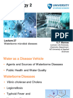 Lecture 27, Waterborne Microbial Diseases - EN