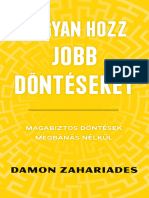 Damon Zahariades - HOGYAN HOZZ JOBB DÖNTÉSEKET