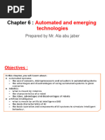 Chapter 6 - Automated and Emerging Technologies