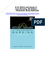 Full Download Test Bank For Ethics and Issues in Contemporary Nursing 4th Edition Margaret A Burkhardt Alvita Nathaniel PDF Free