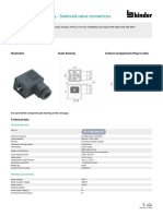 Automation Technology - Solenoid Valve Connectors: Product Data Sheet