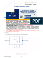 Atividade Prática - Filtros Digitais - Uninter