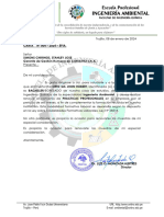 Carta 004 - CARTAVIO S.A.A Ortiz Gil, PROFESIONALES