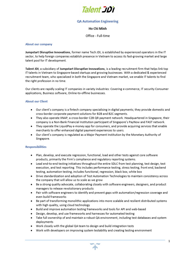 LP 02 QA Automation Engineering | PDF | Business