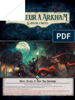 Horreur-a-Arkham Errata Notes