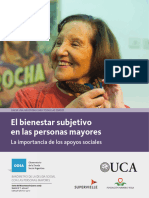 El bienestar subjetivo de las personas mayores