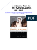 Instant Download Test Bank For Learning Mobile App Development A Hands On Guide To Building Apps With Ios and Android 032194786x PDF Ebook