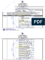 Department of Education: Weekly Learning Plan